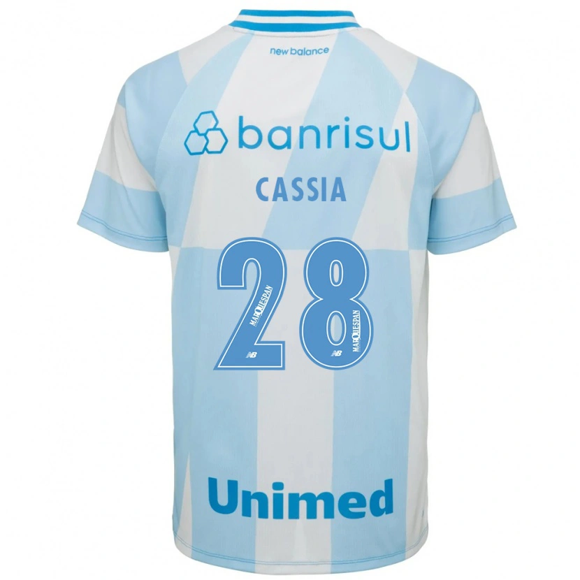 Danxen Kid Cássia #28 Light Blue White Away Jersey 2026/27 T-Shirt