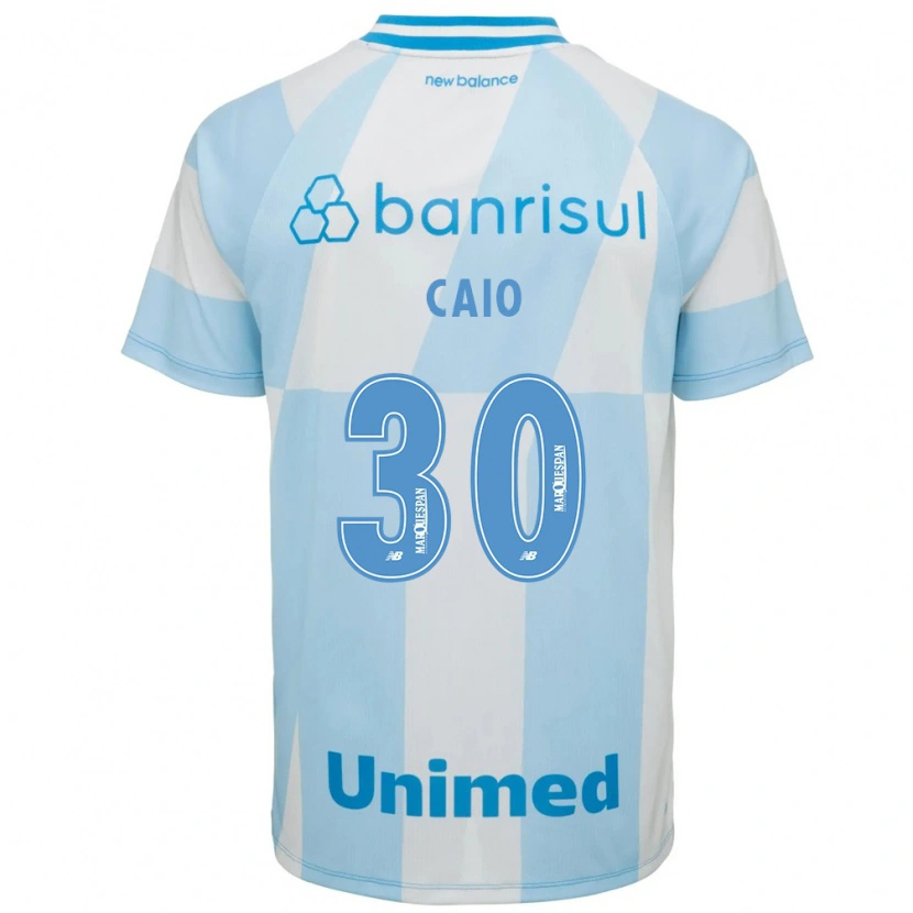 Danxen Kid Rodrigo Caio #30 Light Blue White Away Jersey 2026/27 T-Shirt