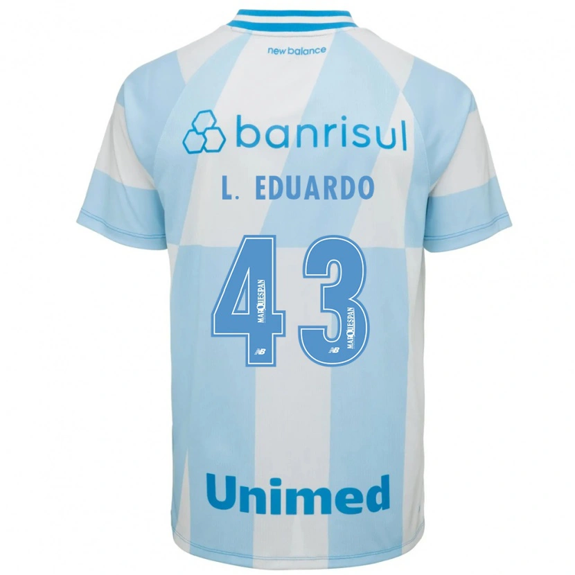 Danxen Kid Luis Eduardo #43 Light Blue White Away Jersey 2026/27 T-Shirt