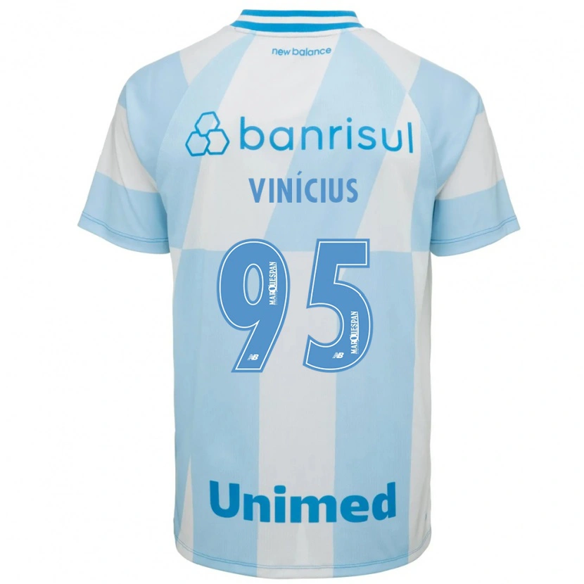 Danxen Kid Carlos Vinícius #95 Light Blue White Away Jersey 2026/27 T-Shirt