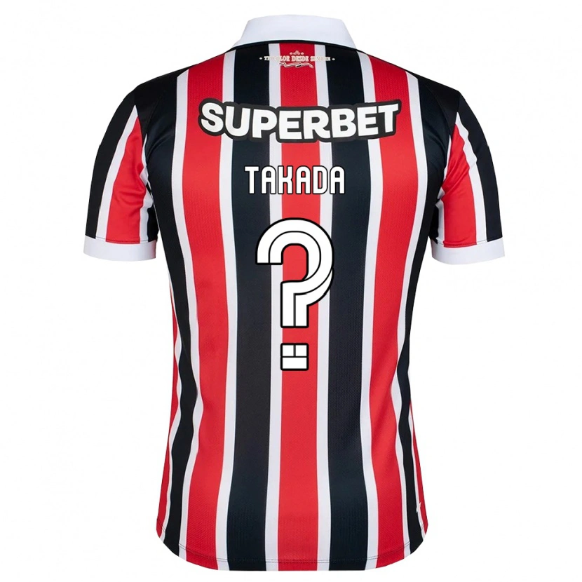 Danxen Kid Caique Yotsuo Bernardo Takada #0 Red White Black Away Jersey 2026/27 T-Shirt