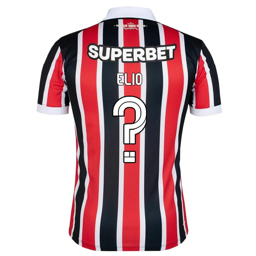 Danxen Kid Elio Vinicius Rego Da Silva #0 Red White Black Away Jersey 2026/27 T-Shirt