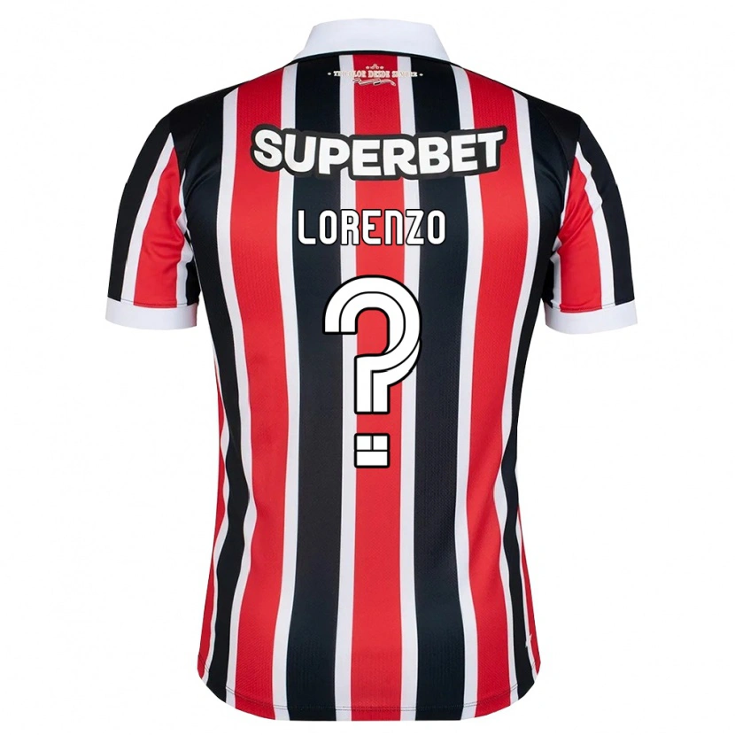 Danxen Kid Lorenzo #0 Red White Black Away Jersey 2026/27 T-Shirt