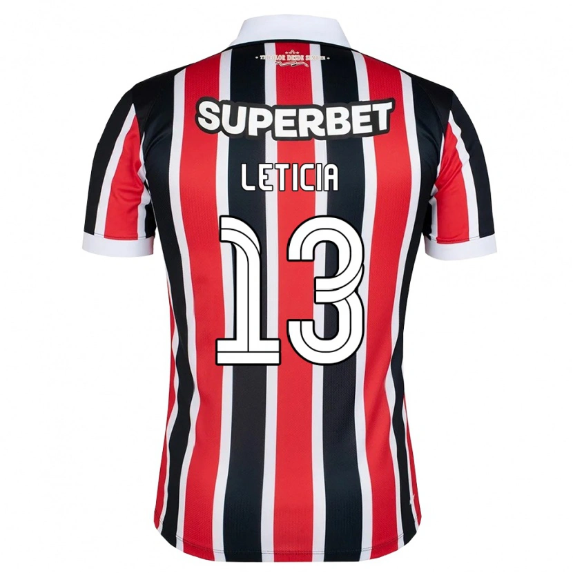 Danxen Kid Leticia #13 Red White Black Away Jersey 2026/27 T-Shirt