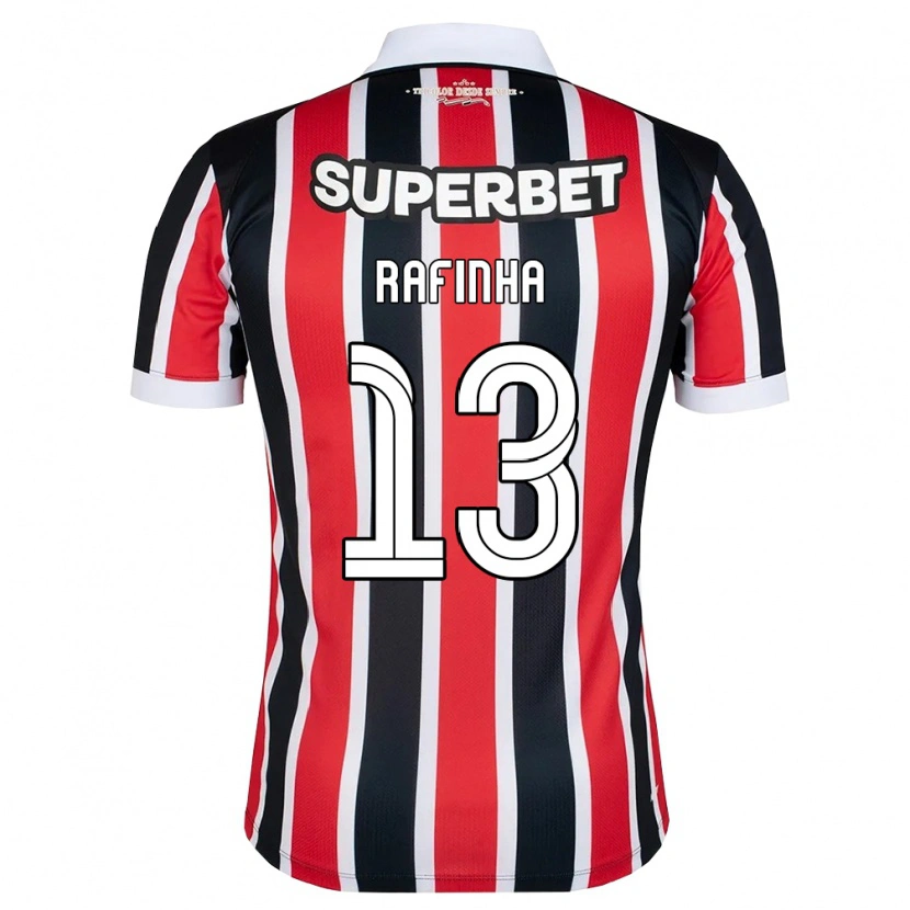 Danxen Kid Rafinha #13 Red White Black Away Jersey 2026/27 T-Shirt
