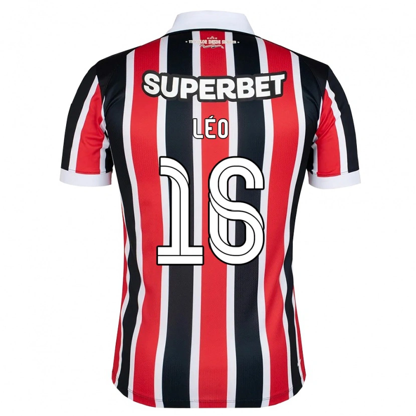 Danxen Kid Leo #16 Red White Black Away Jersey 2026/27 T-Shirt