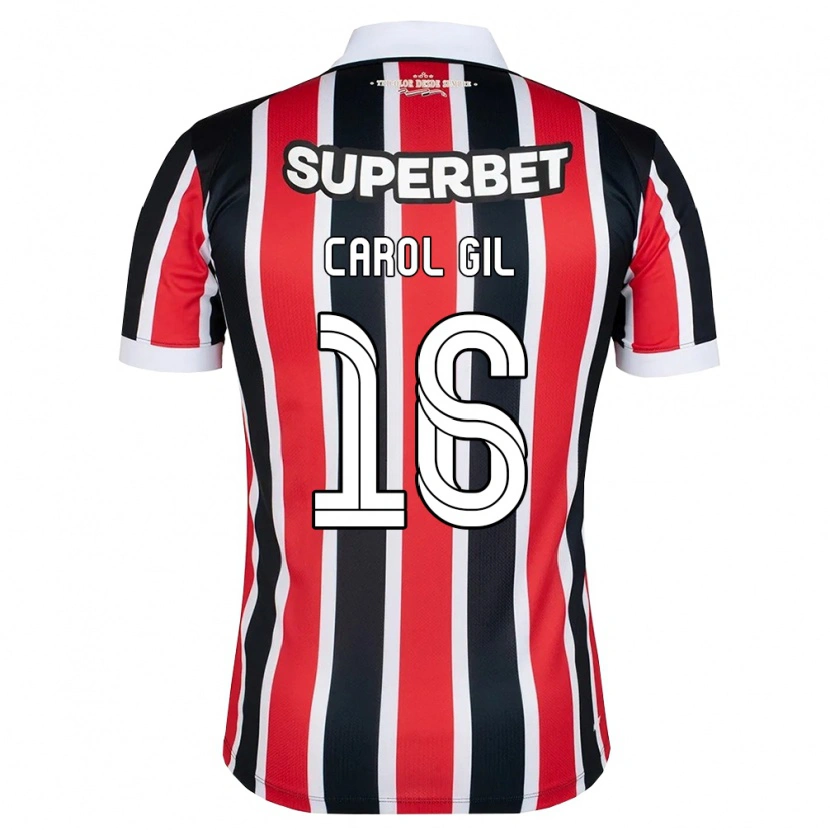 Danxen Kid Carol Gil #16 Red White Black Away Jersey 2026/27 T-Shirt