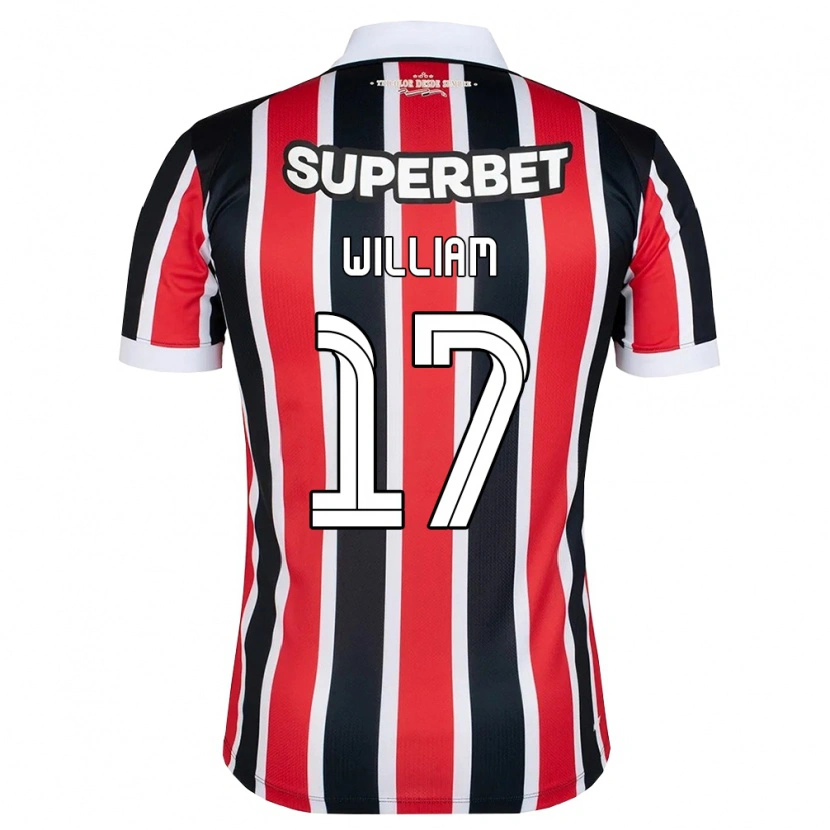 Danxen Kid William #17 Red White Black Away Jersey 2026/27 T-Shirt