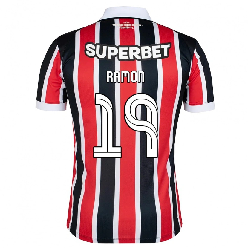 Danxen Kid Lucas Ramon #19 Red White Black Away Jersey 2026/27 T-Shirt