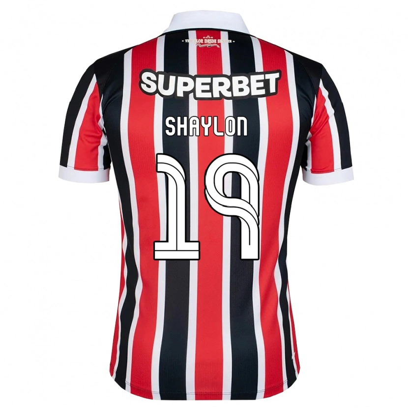 Danxen Kid Shaylon #19 Red White Black Away Jersey 2026/27 T-Shirt