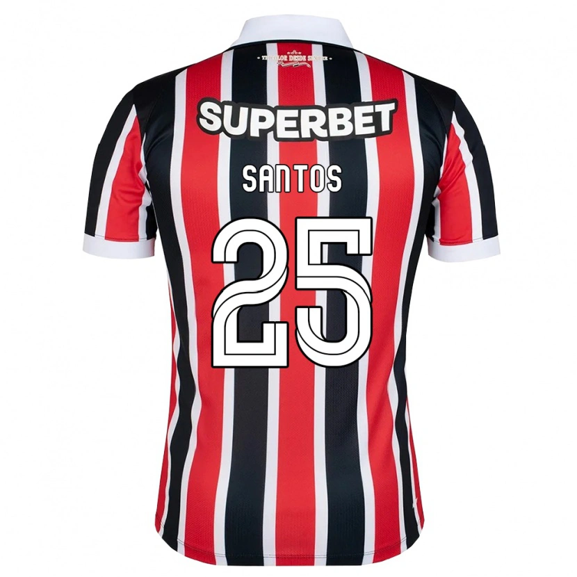 Danxen Kid Mariana Santos #25 Red White Black Away Jersey 2026/27 T-Shirt