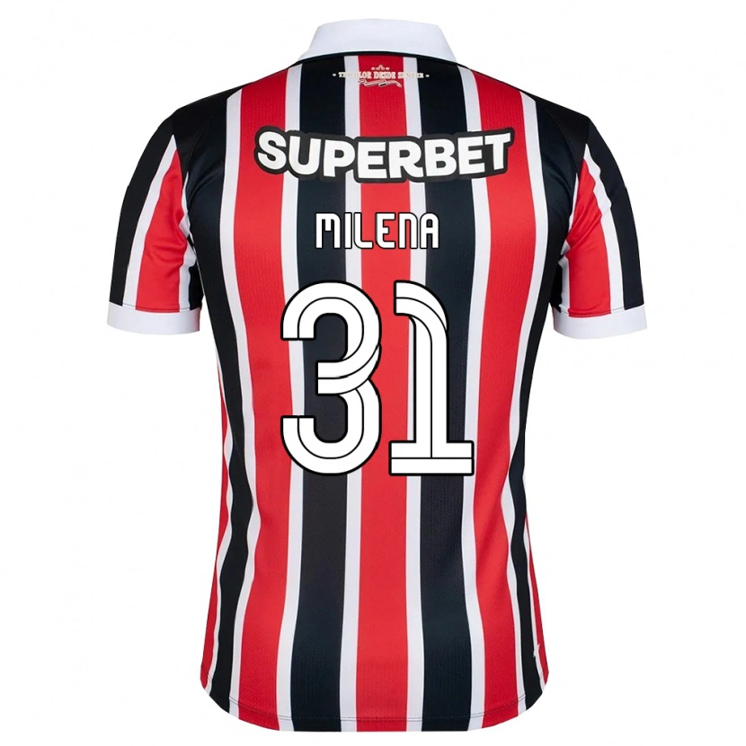 Danxen Kid Milena #31 Red White Black Away Jersey 2026/27 T-Shirt