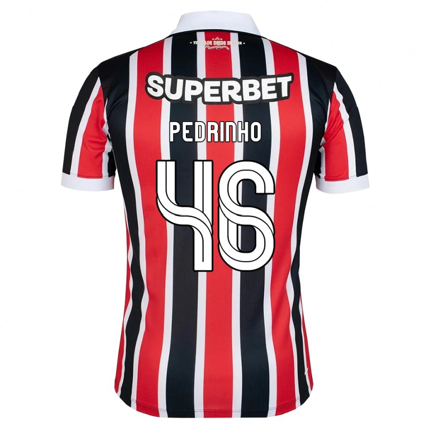 Danxen Kid Pedro Ferreira #46 Red White Black Away Jersey 2026/27 T-Shirt