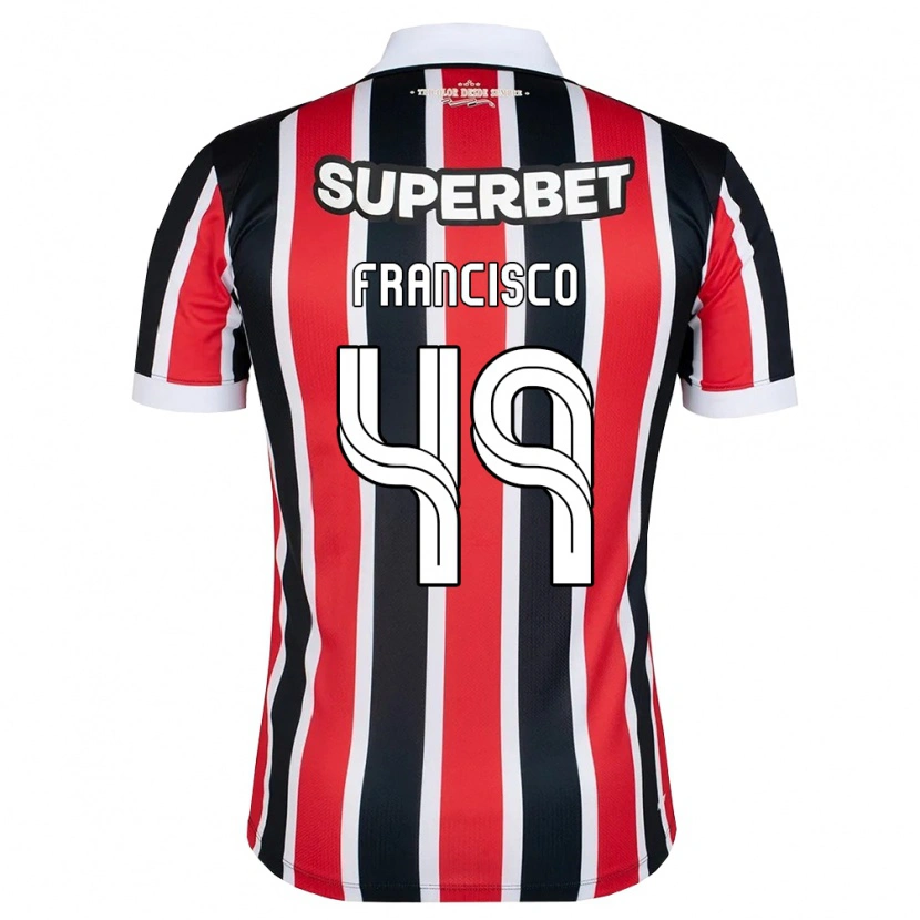 Danxen Kid Ryan Francisco #49 Red White Black Away Jersey 2026/27 T-Shirt