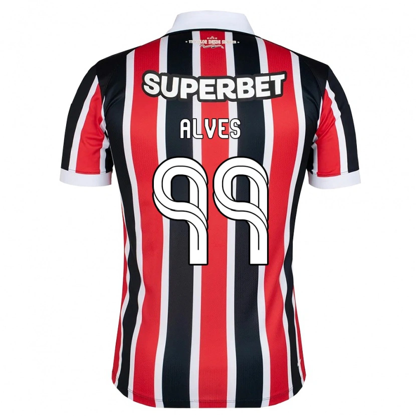 Danxen Kid Letícia Alves #99 Red White Black Away Jersey 2026/27 T-Shirt