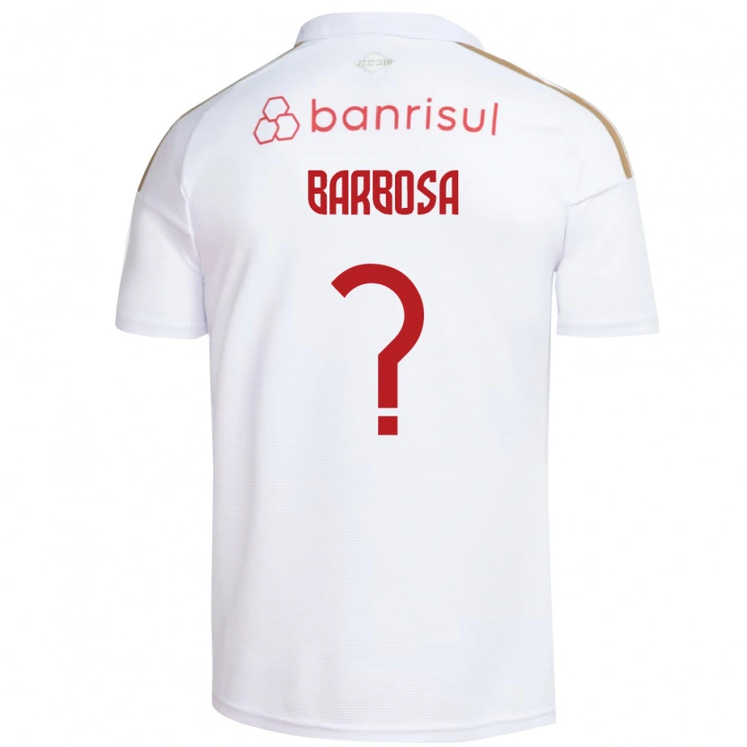 Danxen Kid Tiago Barbosa #0 White Red Away Jersey 2026/27 T-Shirt
