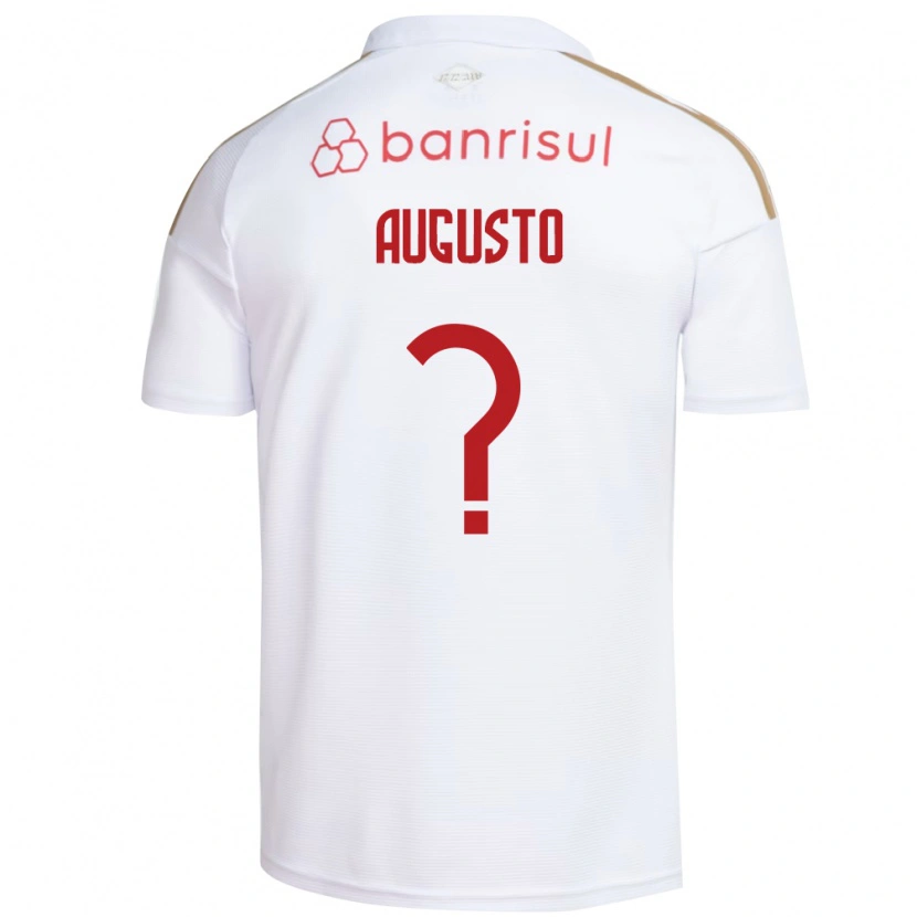 Danxen Kid Vinicius Augusto #0 White Red Away Jersey 2026/27 T-Shirt