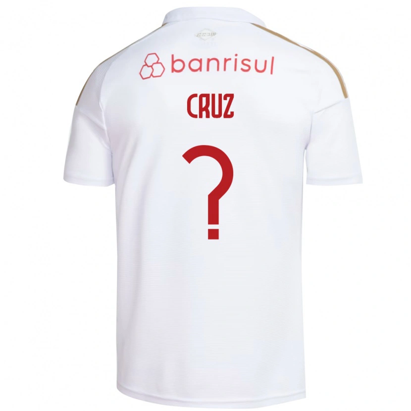 Danxen Kid Pedro Cruz #0 White Red Away Jersey 2026/27 T-Shirt