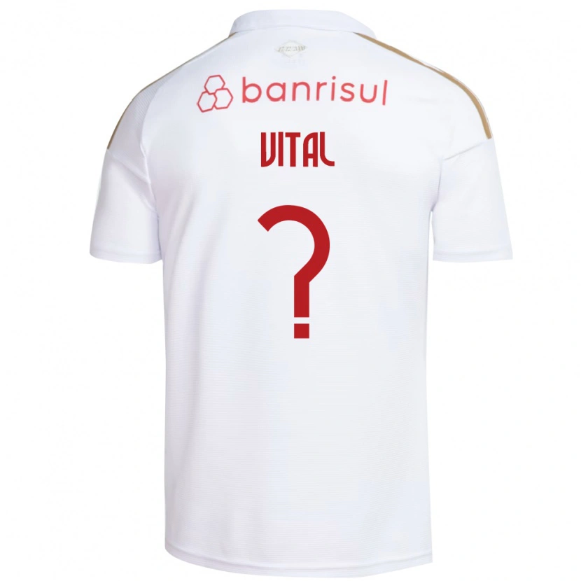 Danxen Kid Lucas Vital #0 White Red Away Jersey 2026/27 T-Shirt