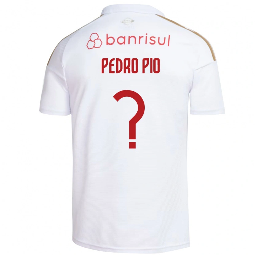 Danxen Kid Pedro Pio #0 White Red Away Jersey 2026/27 T-Shirt