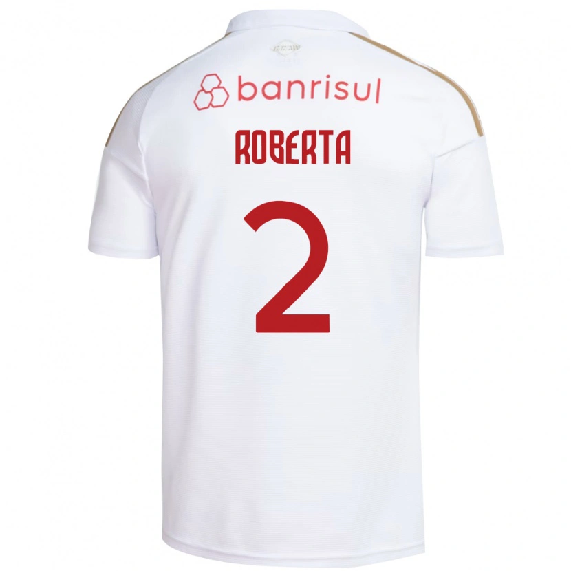 Danxen Kid Roberta #2 White Red Away Jersey 2026/27 T-Shirt