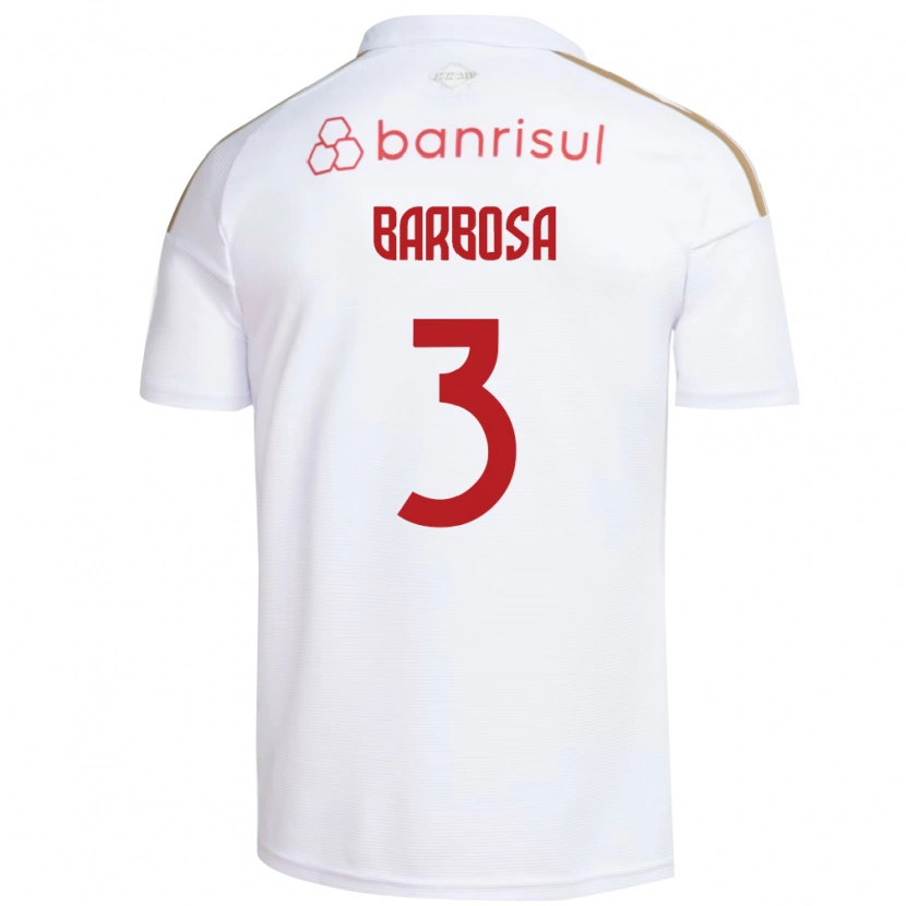 Danxen Kid Mauricio Barbosa #3 White Red Away Jersey 2026/27 T-Shirt