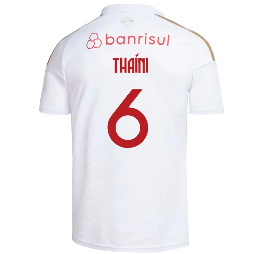 Danxen Kid Thaíni #6 White Red Away Jersey 2026/27 T-Shirt