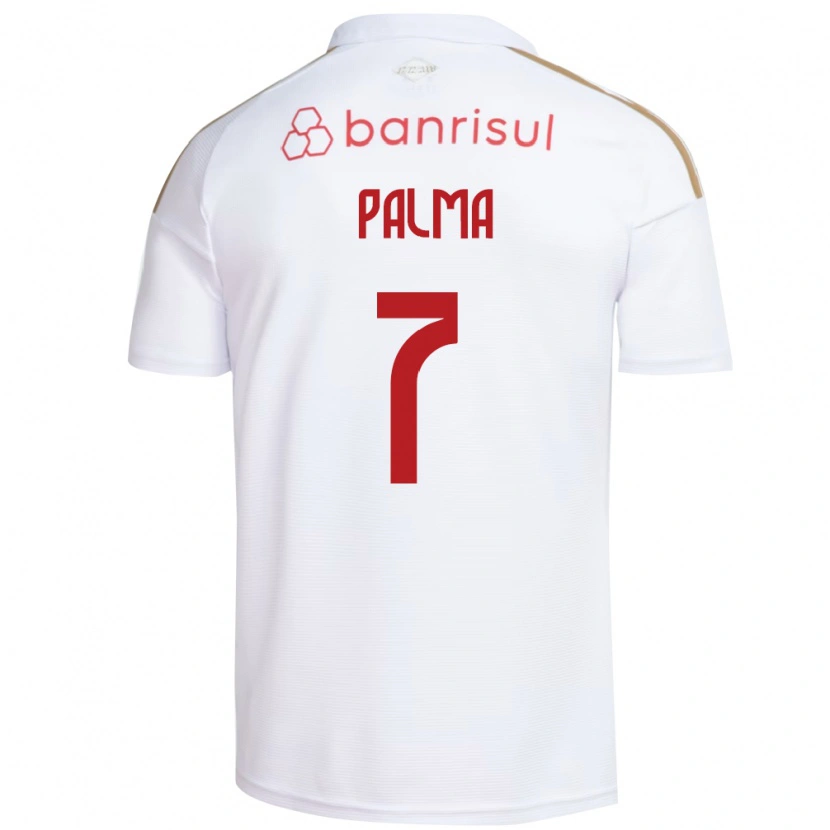 Danxen Kid Gabriel Palma #7 White Red Away Jersey 2026/27 T-Shirt