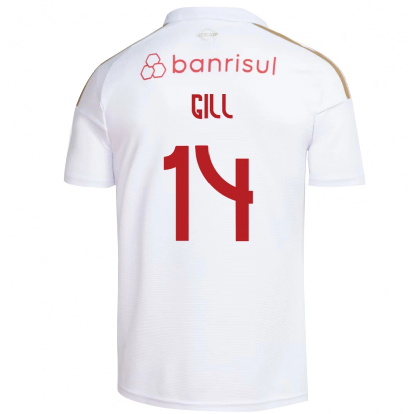 Danxen Kid Antonio Gill #14 White Red Away Jersey 2026/27 T-Shirt