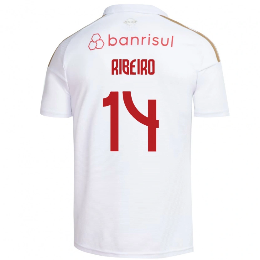 Danxen Kid Lucas Ribeiro #14 White Red Away Jersey 2026/27 T-Shirt
