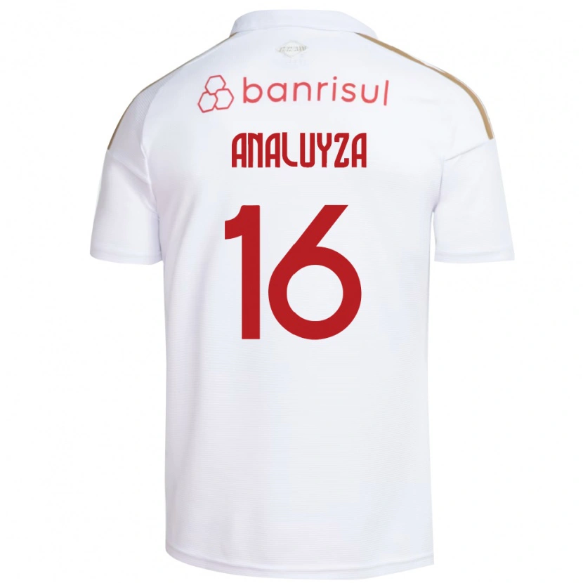 Danxen Kid Analuyza #16 White Red Away Jersey 2026/27 T-Shirt