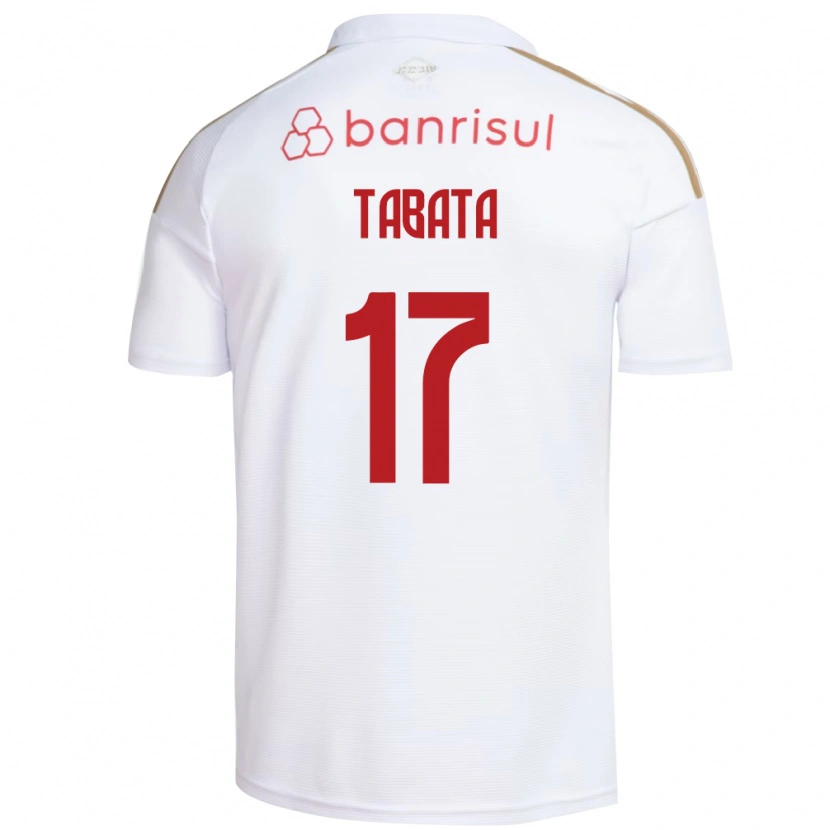 Danxen Kid Bruno Tabata #17 White Red Away Jersey 2026/27 T-Shirt