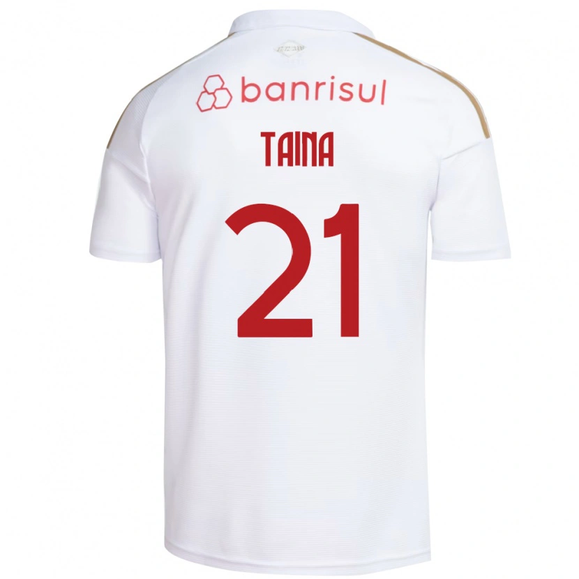 Danxen Kid Taina #21 White Red Away Jersey 2026/27 T-Shirt