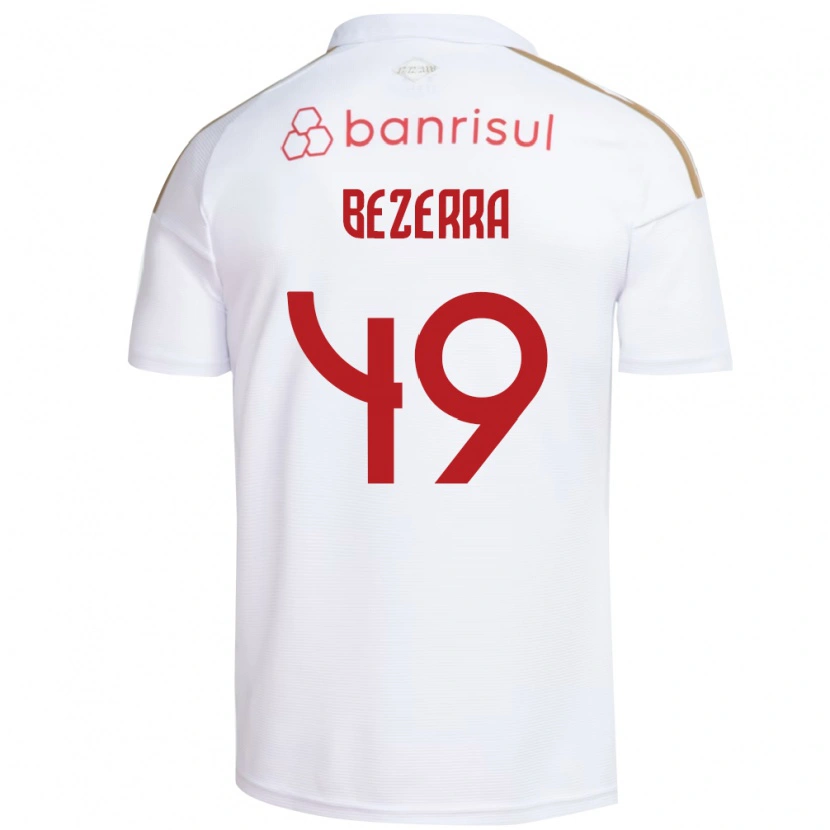 Danxen Kid João Bezerra #49 White Red Away Jersey 2026/27 T-Shirt