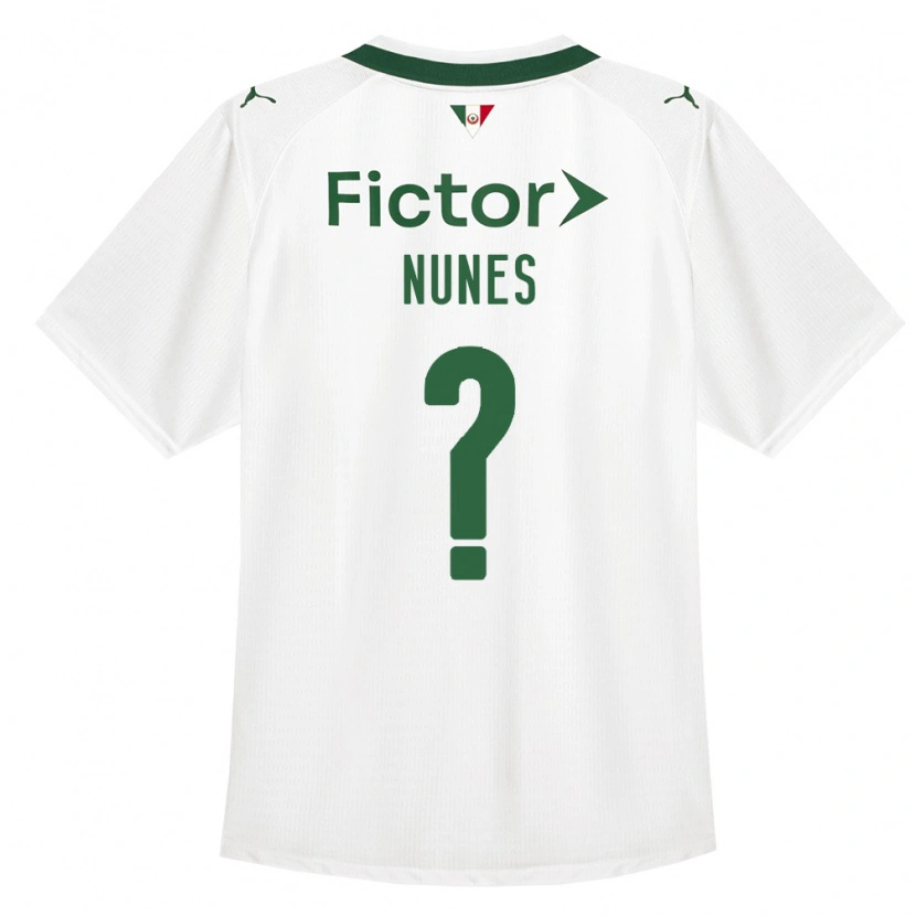 Danxen Kid Kauã Nunes #0 Green White Away Jersey 2026/27 T-Shirt