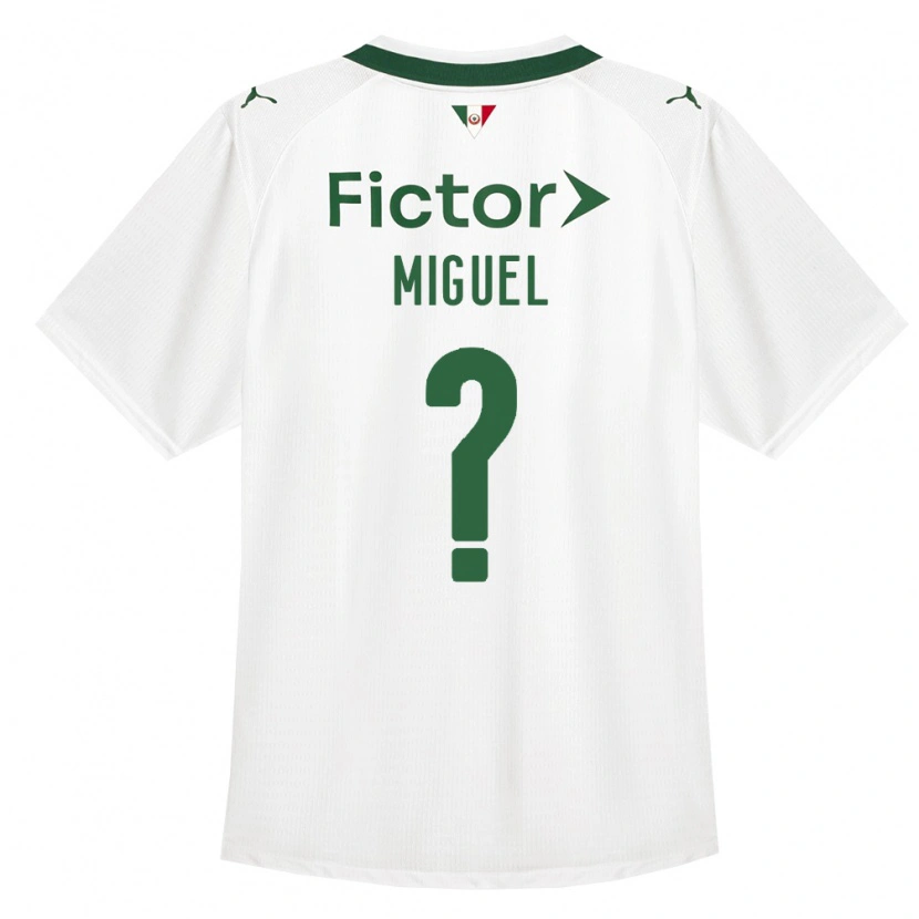 Danxen Kid Carlos Miguel #0 Green White Away Jersey 2026/27 T-Shirt