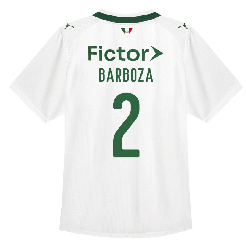 Danxen Kid Alexander Barboza #2 Green White Away Jersey 2026/27 T-Shirt