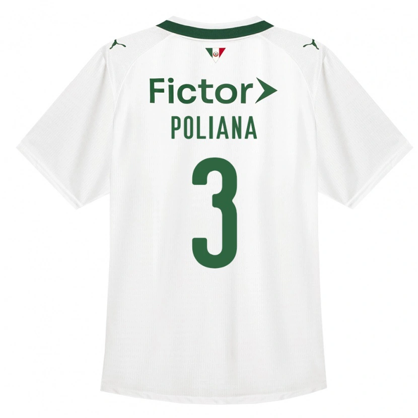 Danxen Kid Poliana #3 Green White Away Jersey 2026/27 T-Shirt