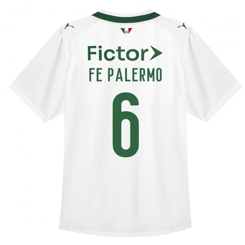 Danxen Kid Fe Palermo #6 Green White Away Jersey 2026/27 T-Shirt