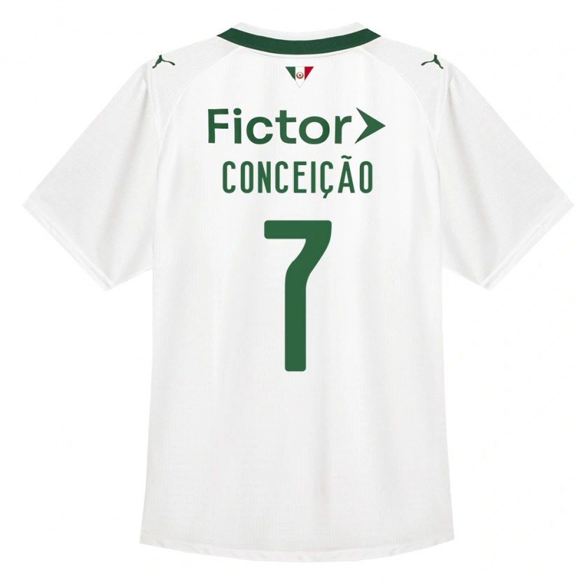 Danxen Kid Eduardo Conceição #7 Green White Away Jersey 2026/27 T-Shirt