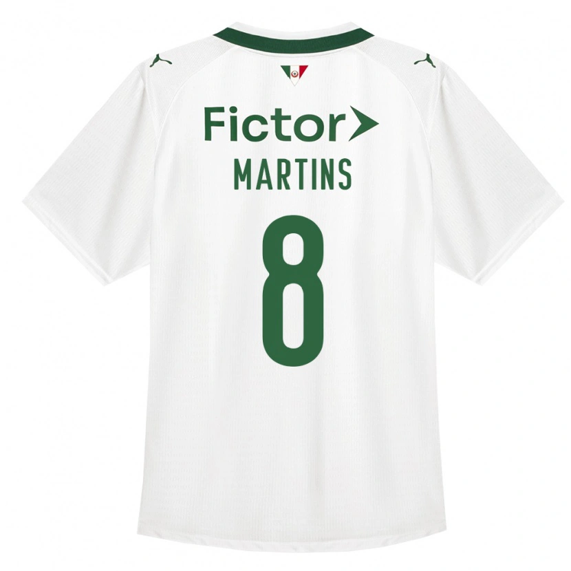 Danxen Kid Diany Martins #8 Green White Away Jersey 2026/27 T-Shirt