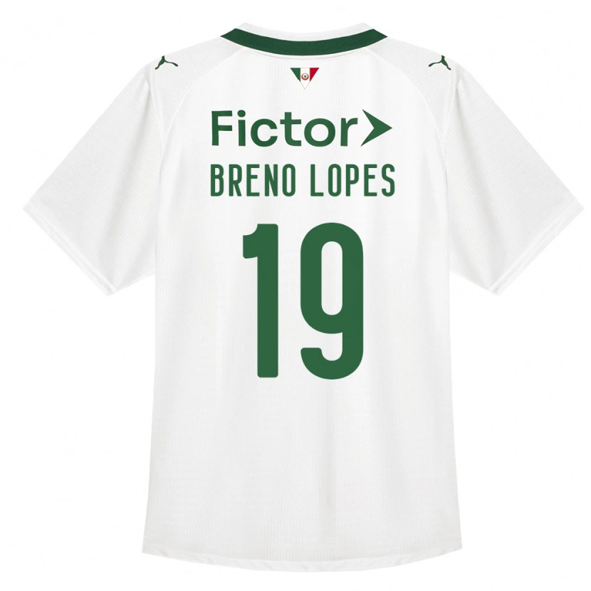 Danxen Kid Breno Lopes #19 Green White Away Jersey 2026/27 T-Shirt