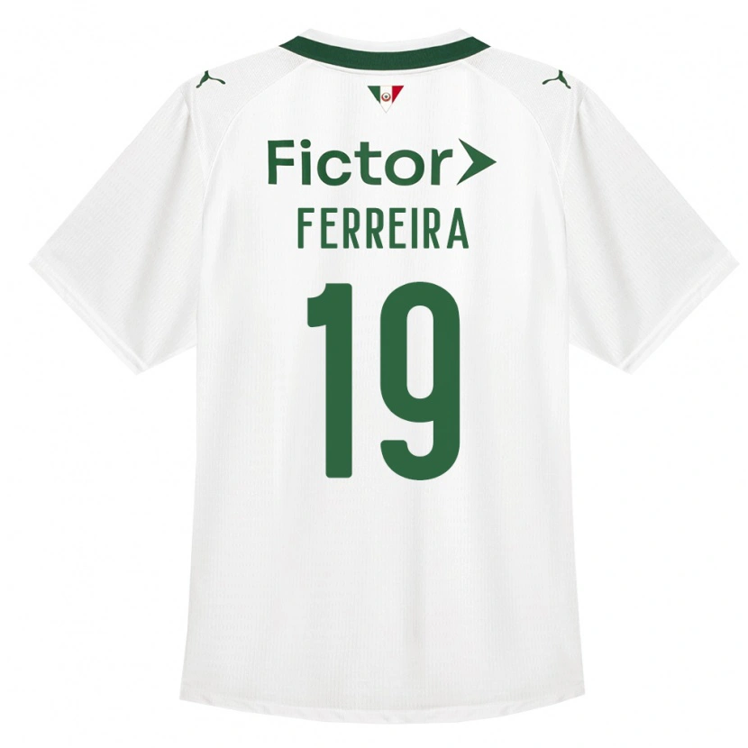 Danxen Kid Letícia Ferreira #19 Green White Away Jersey 2026/27 T-Shirt