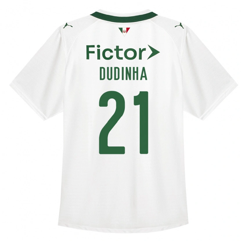 Danxen Kid Dudinha #21 Green White Away Jersey 2026/27 T-Shirt