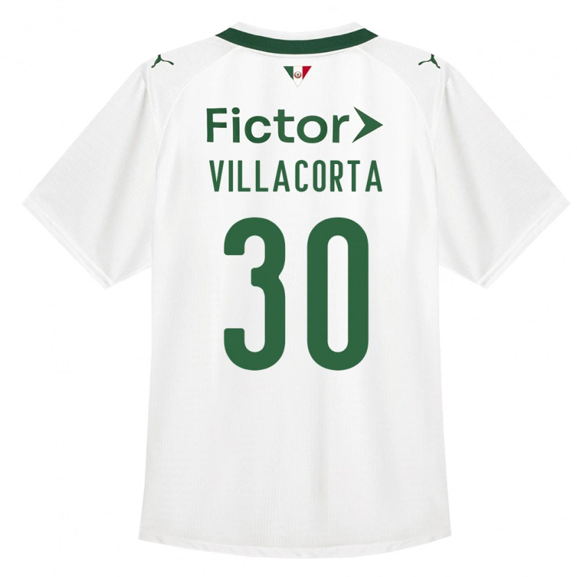 Danxen Kid Rodrigo Villacorta #30 Green White Away Jersey 2026/27 T-Shirt
