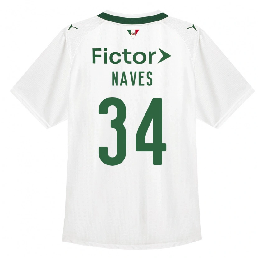 Danxen Kid Naves #34 Green White Away Jersey 2026/27 T-Shirt