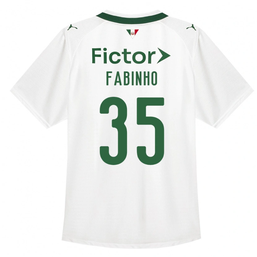 Danxen Kid Fabinho #35 Green White Away Jersey 2026/27 T-Shirt