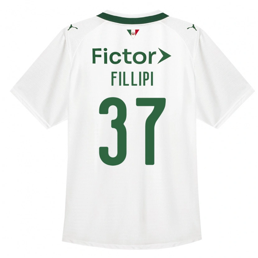 Danxen Kid Riquelme Fillipi #37 Green White Away Jersey 2026/27 T-Shirt