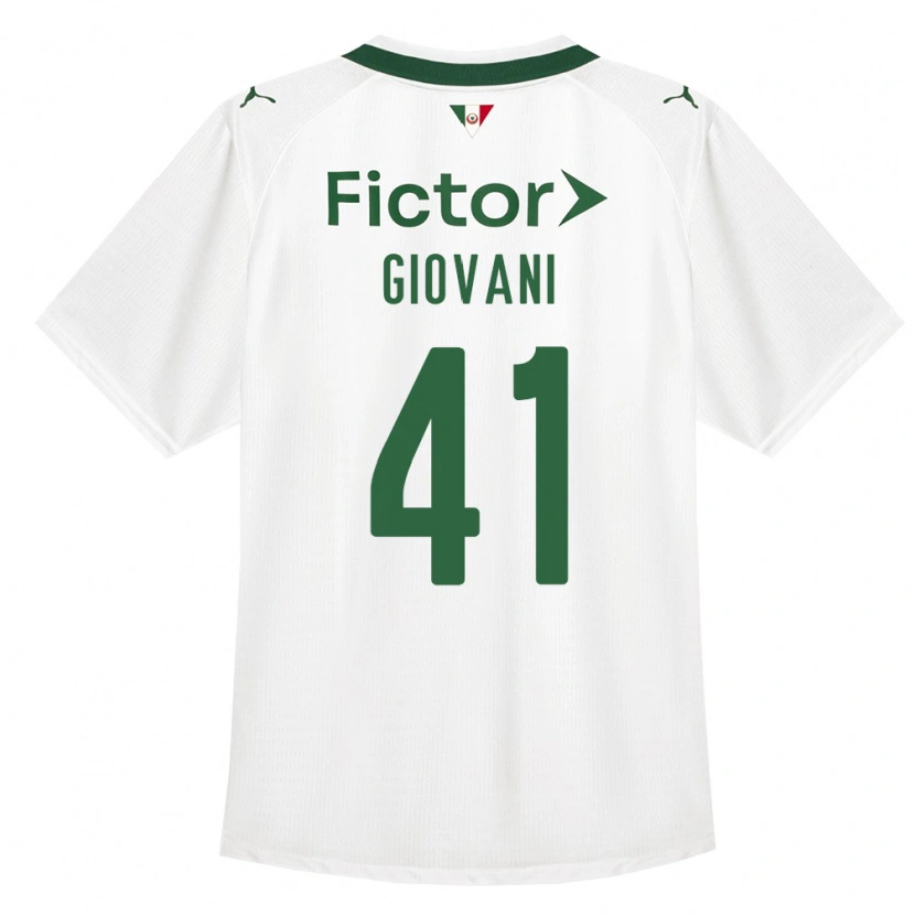 Danxen Kid Giovani #41 Green White Away Jersey 2026/27 T-Shirt