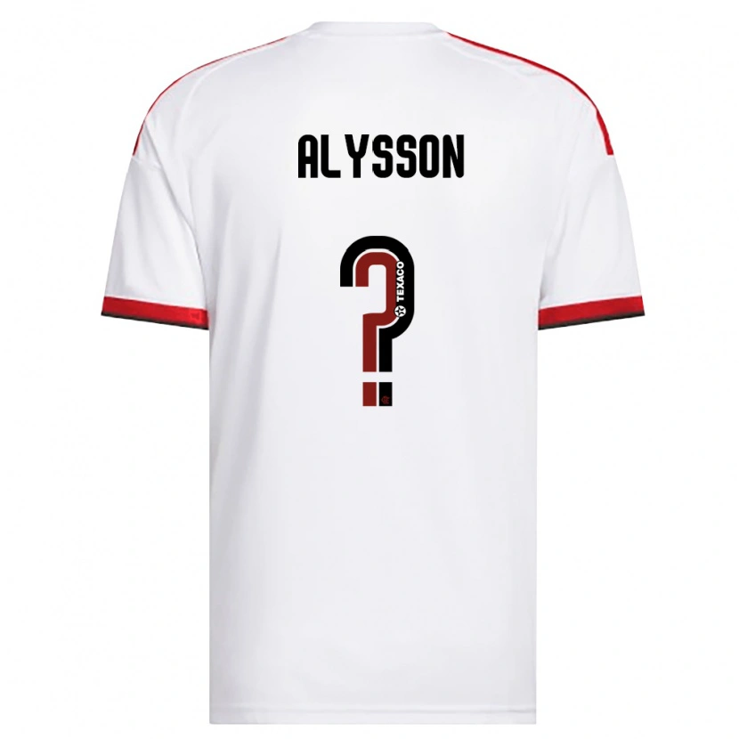 Danxen Kid Alysson #0 White Red Black Away Jersey 2026/27 T-Shirt